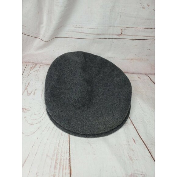 Kangol 504 Flat Cap – 100% Pure Wool, Grey, Size Medium, Made in England (EUC) - Picture 1 of 8
